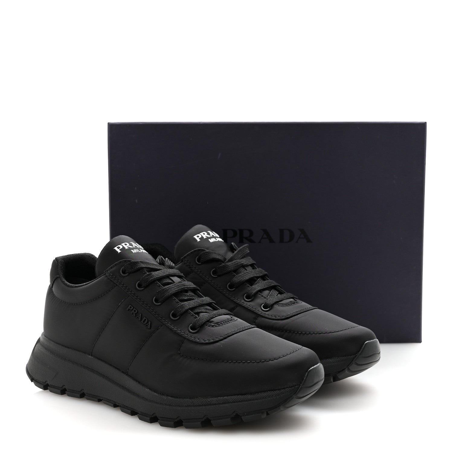 Re-Nylon Piuma Quilted Mens Sneakers 8.5 Black