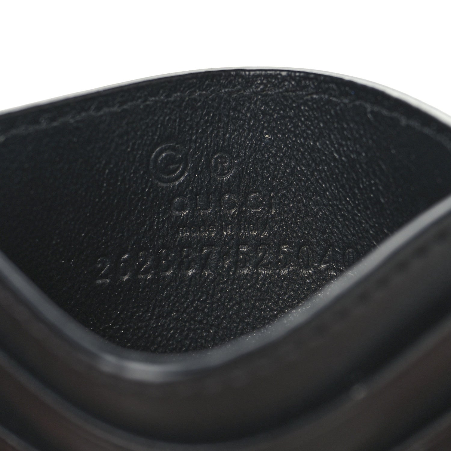 Microguccissima Card Holder Black