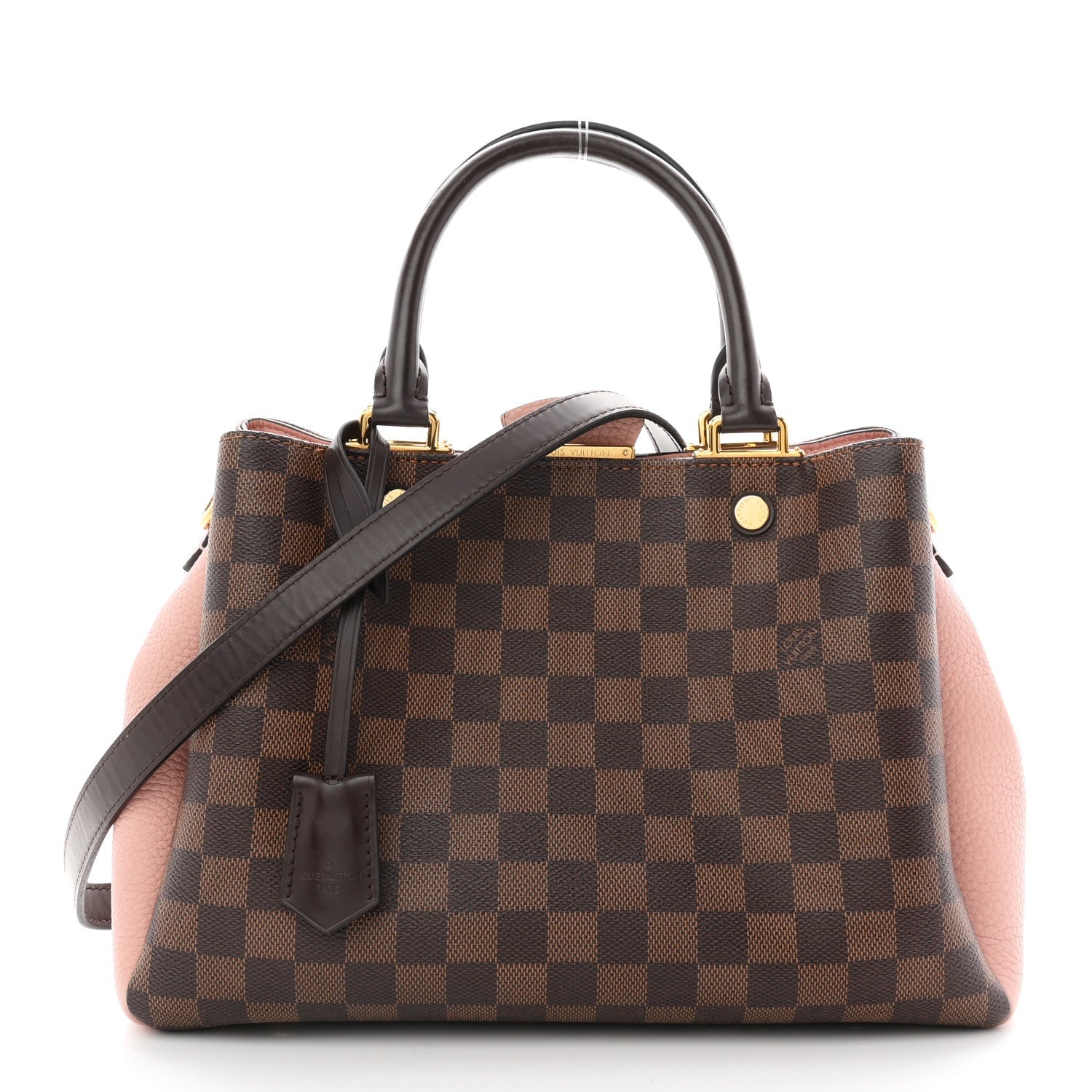 Damier Ebene Cuir Taurillon Brittany Magnolia