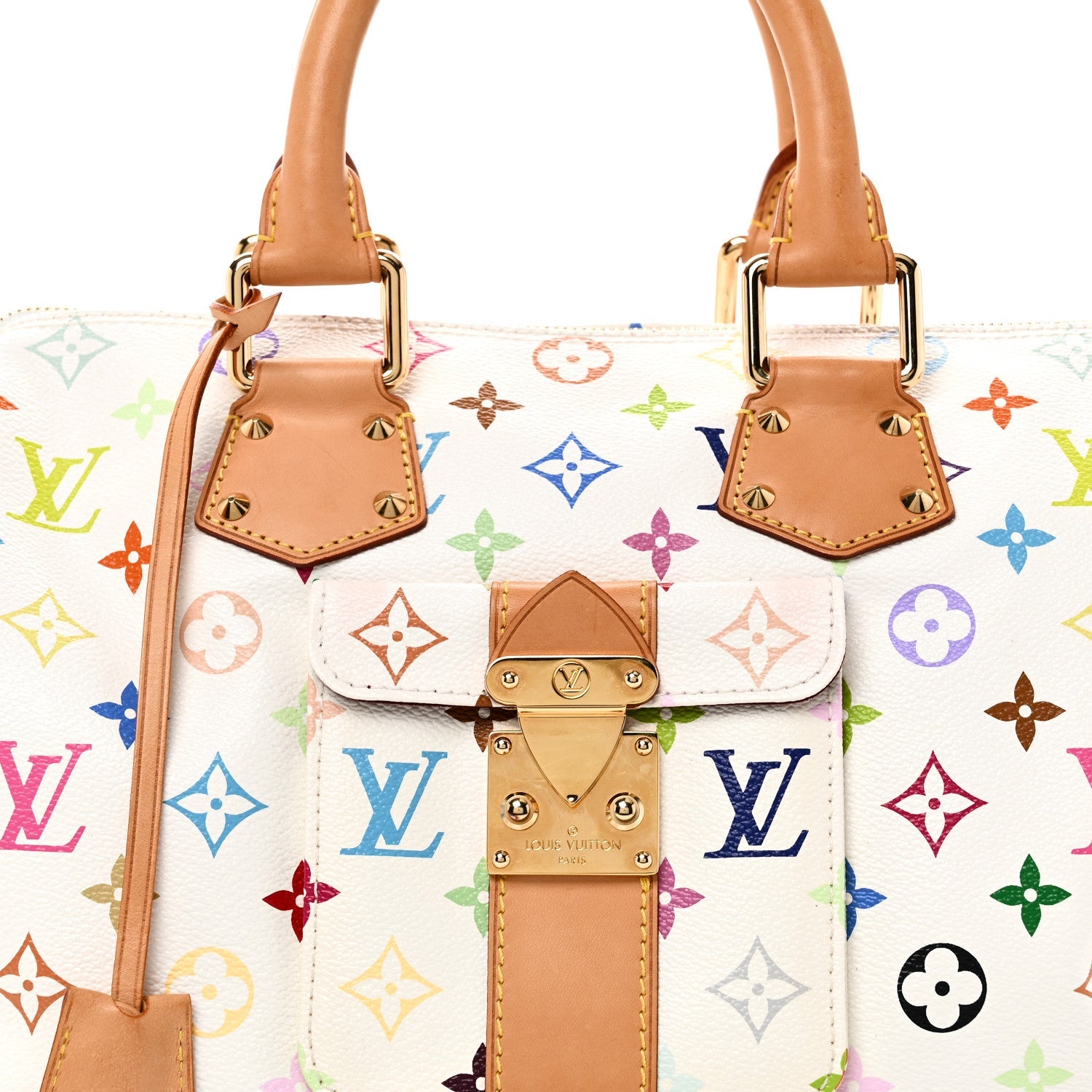 Monogram Multicolor Speedy 30 White