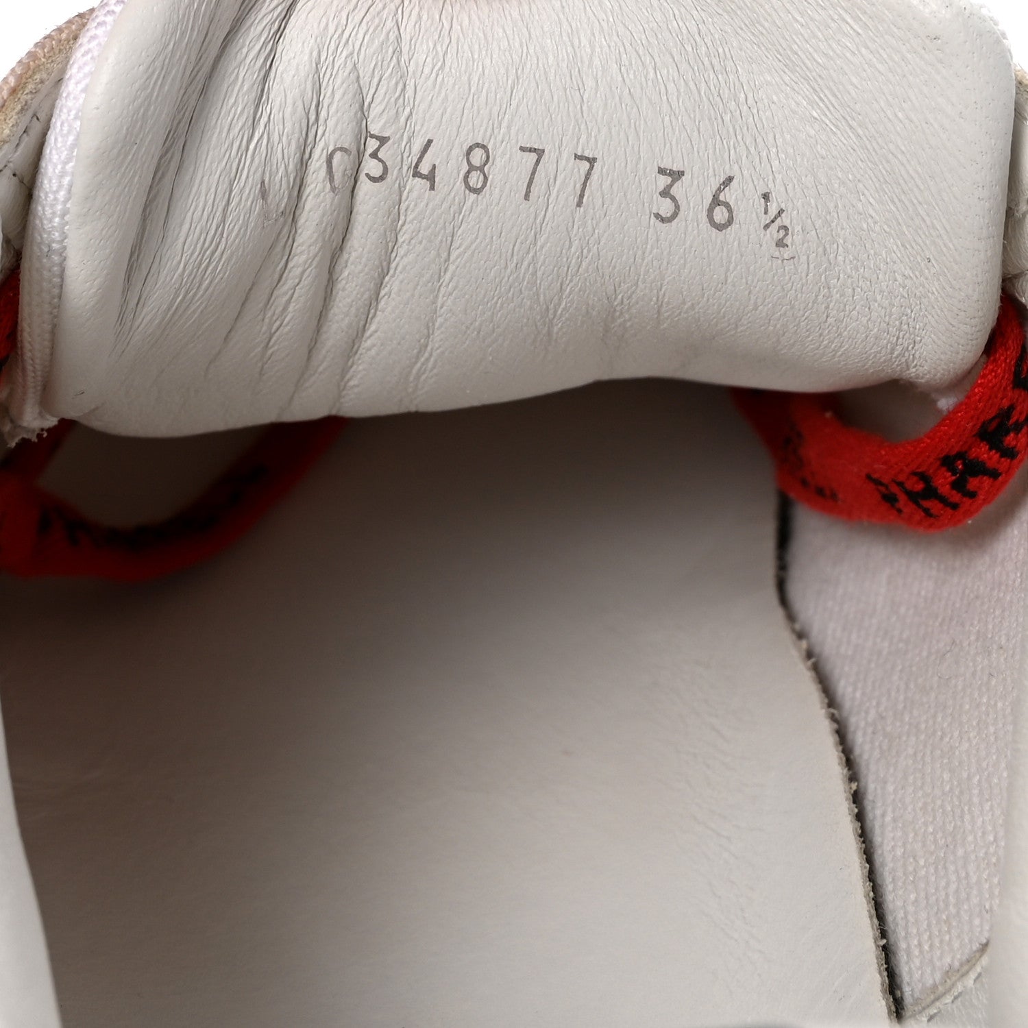 x Pharrell Williams Canvas Womens Sneakers 36.5 White Multicolor