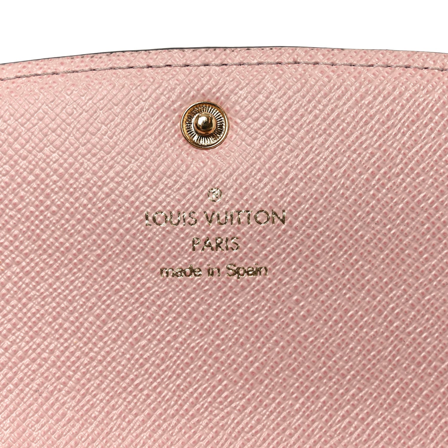 Monogram Emilie Wallet Rose Ballerine