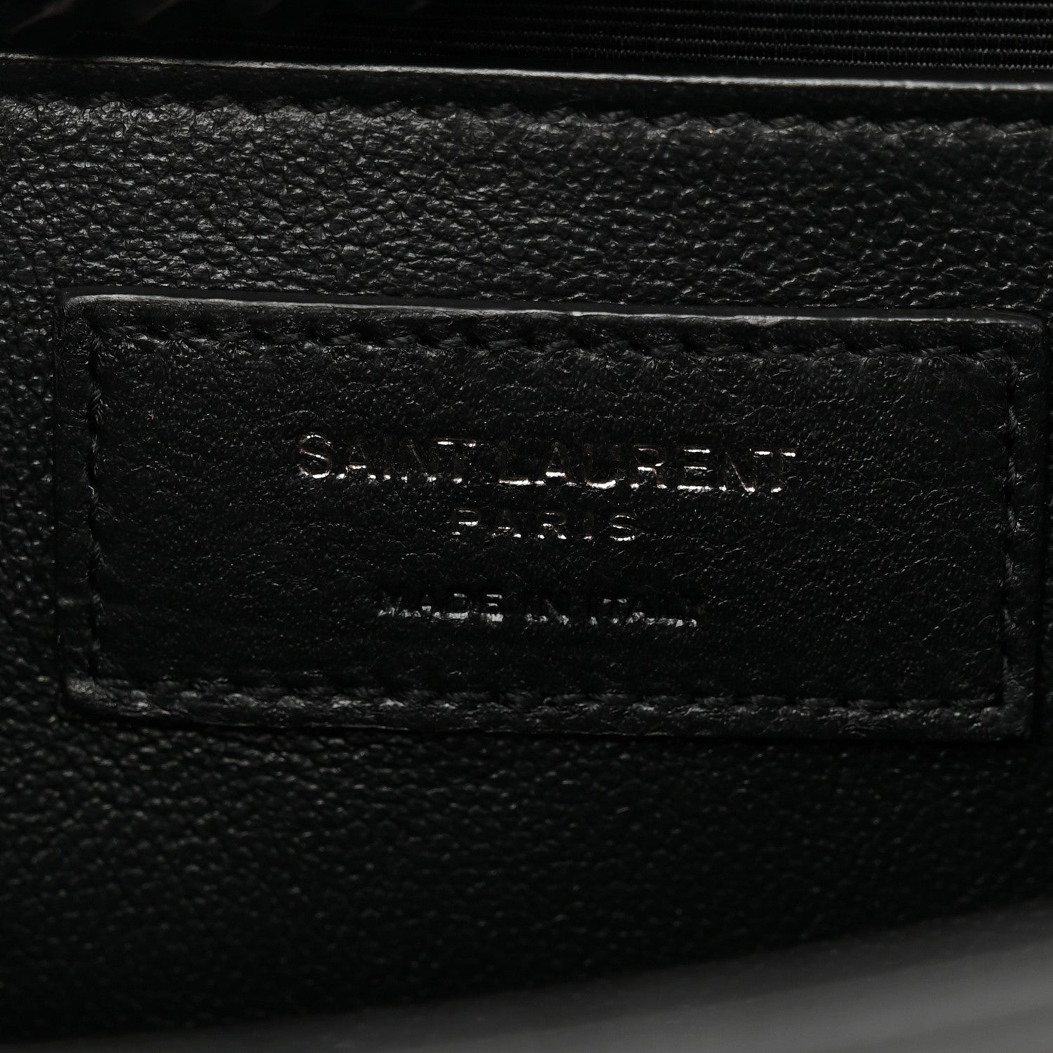 Grain De Poudre Medium Classic Monogram Monochrome Kate Satchel Black