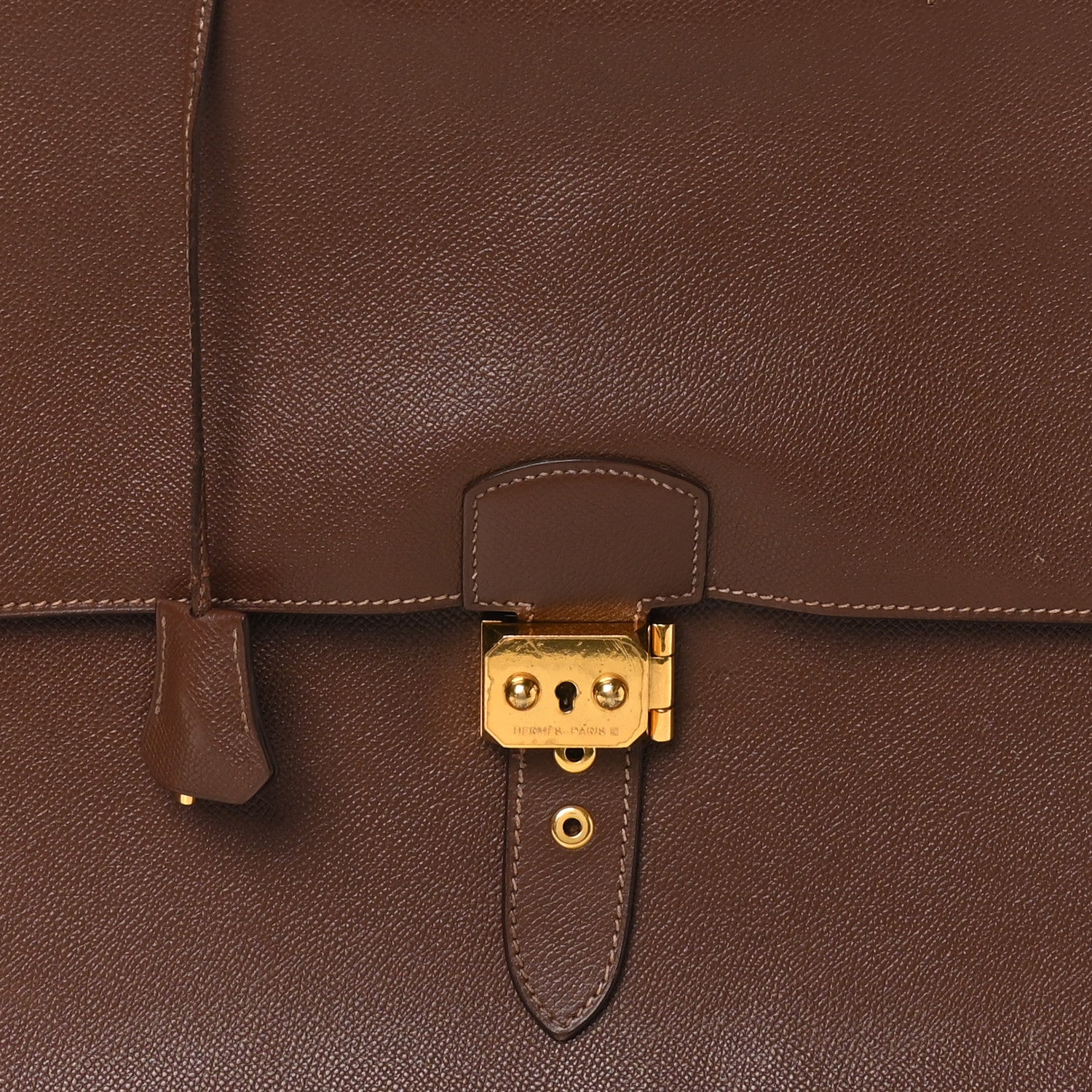 Courchevel Sac A Depeches 41 Briefcase Noisette