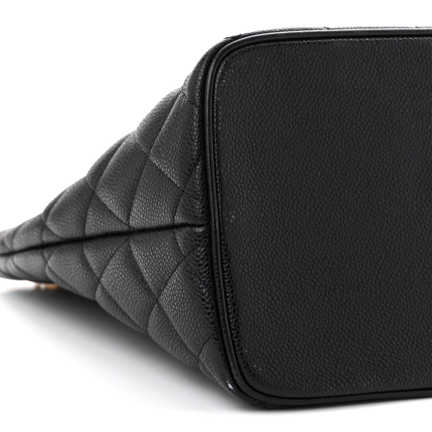 Caviar Quilted Medallion Tote Black