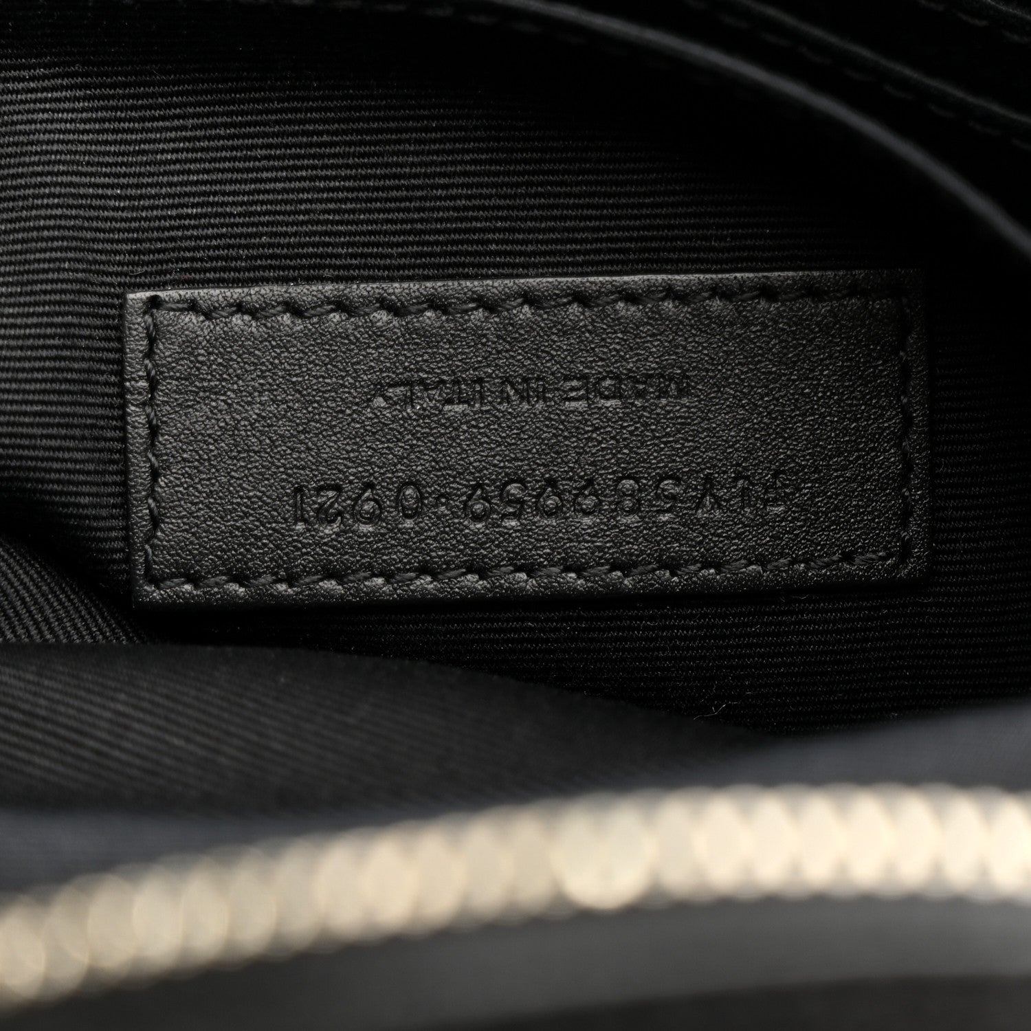 Grain De Poudre Monogram Belt Bag Black