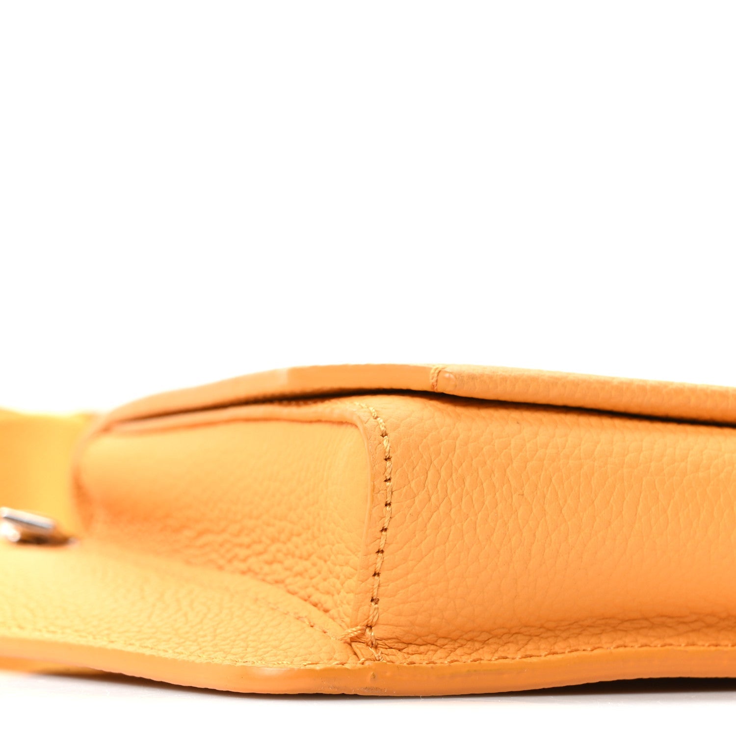 Grained Calfskin Aerogram Takeoff Sling Safran Yellow