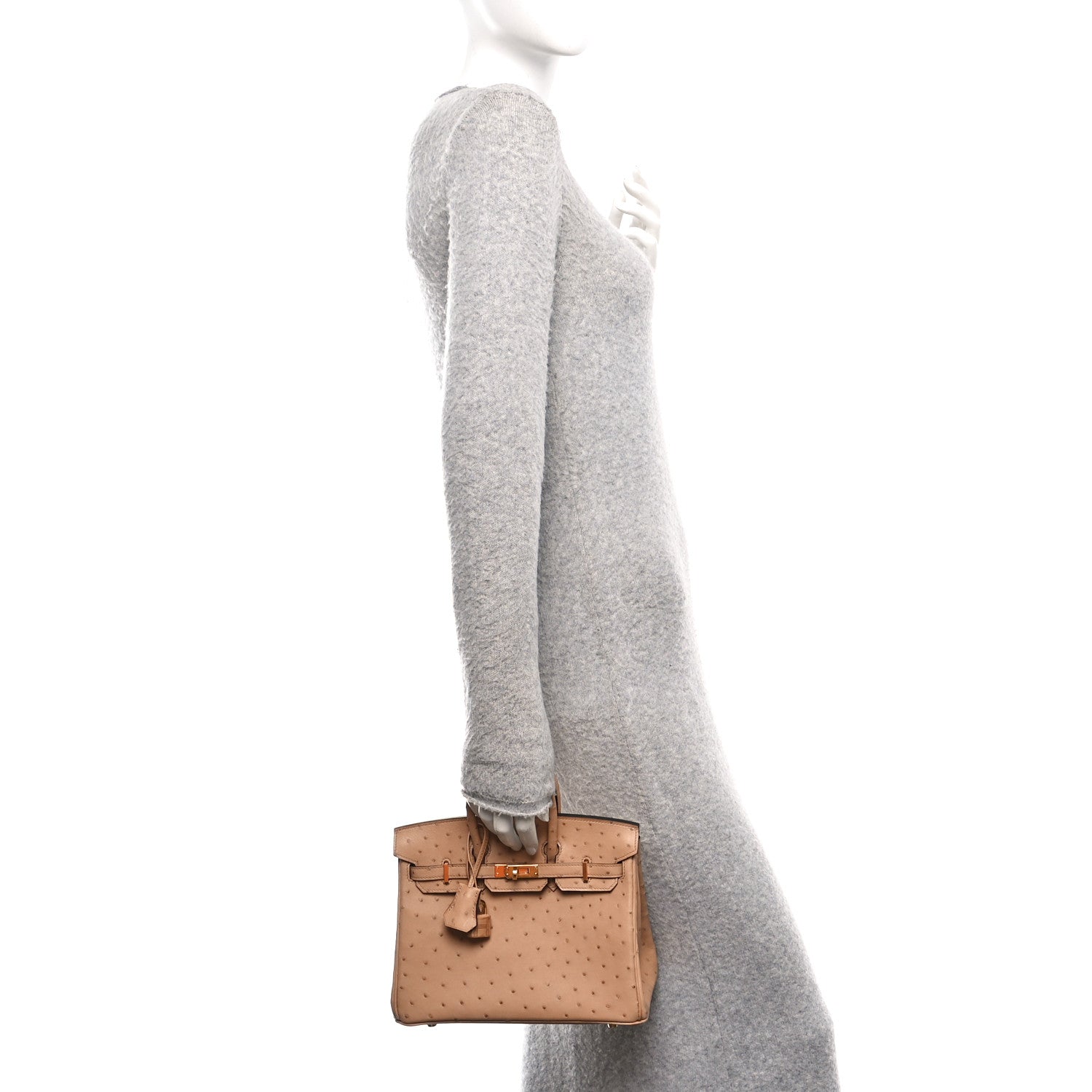 Ostrich Birkin 25 Chai