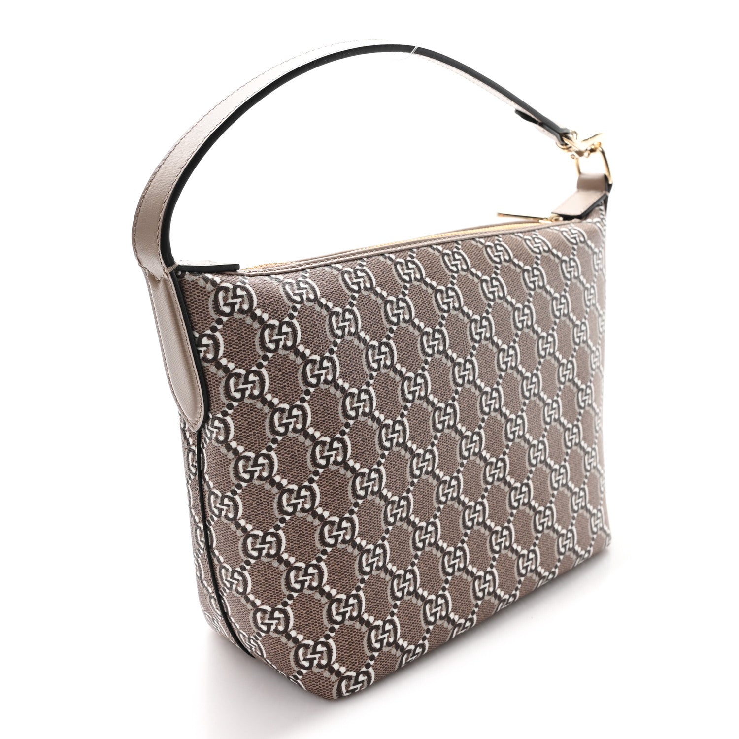 GG Shadow Monogram Super Mini Ophidia Shoulder Bag Taupe