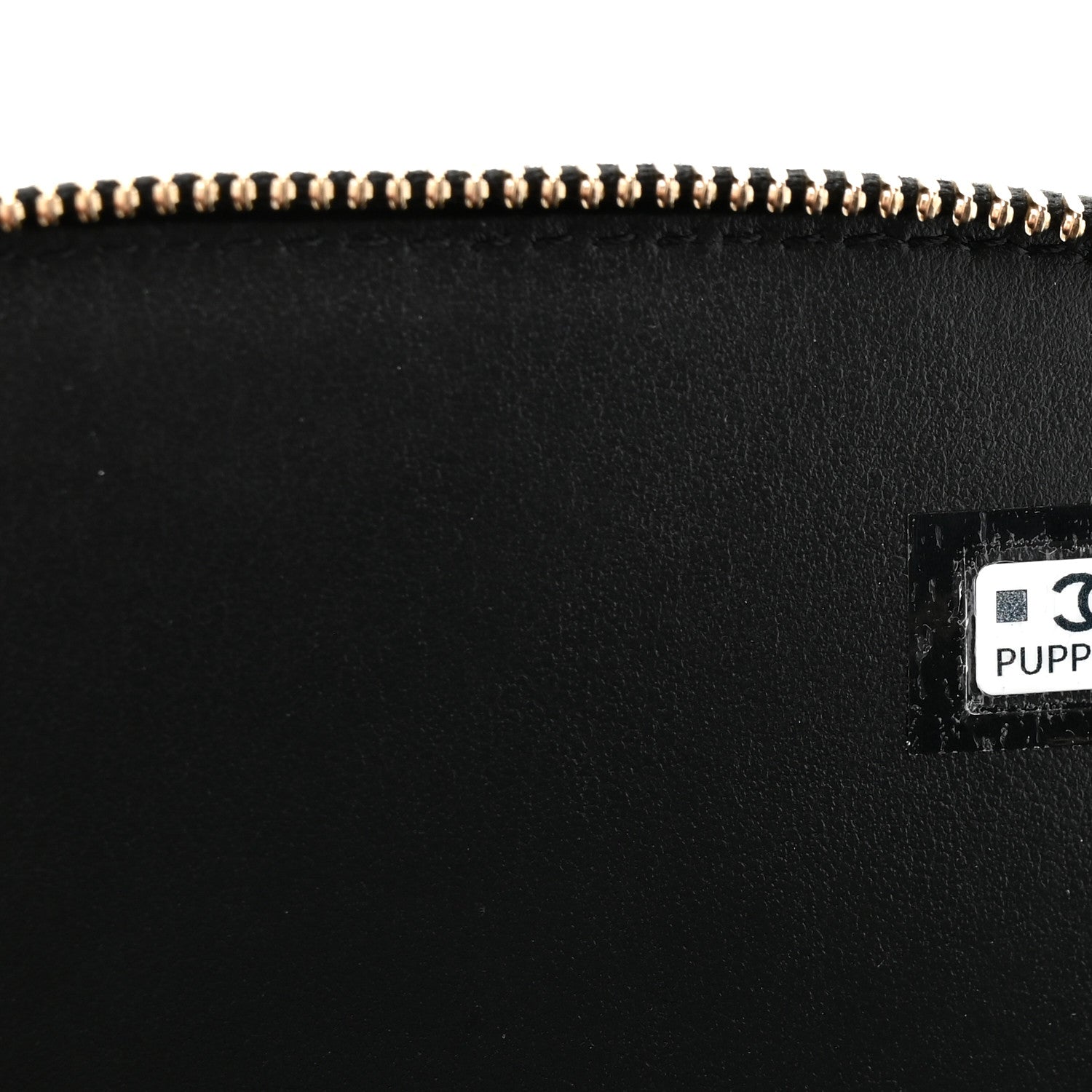 Caviar Quilted Top Handle Vanity Case Black