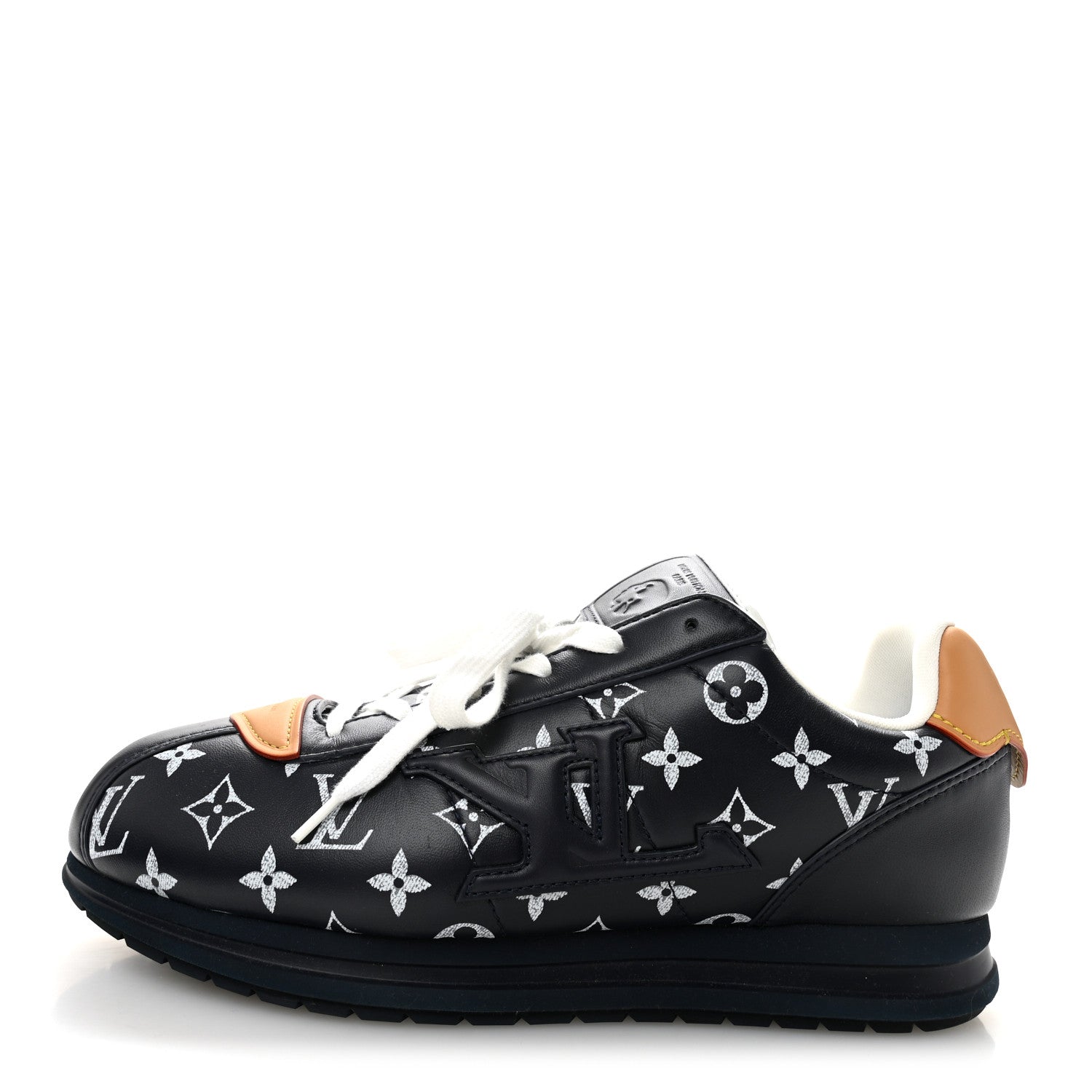 Lambskin Calfskin Monogram Mens Buttersoft Sneakers 11 Marine