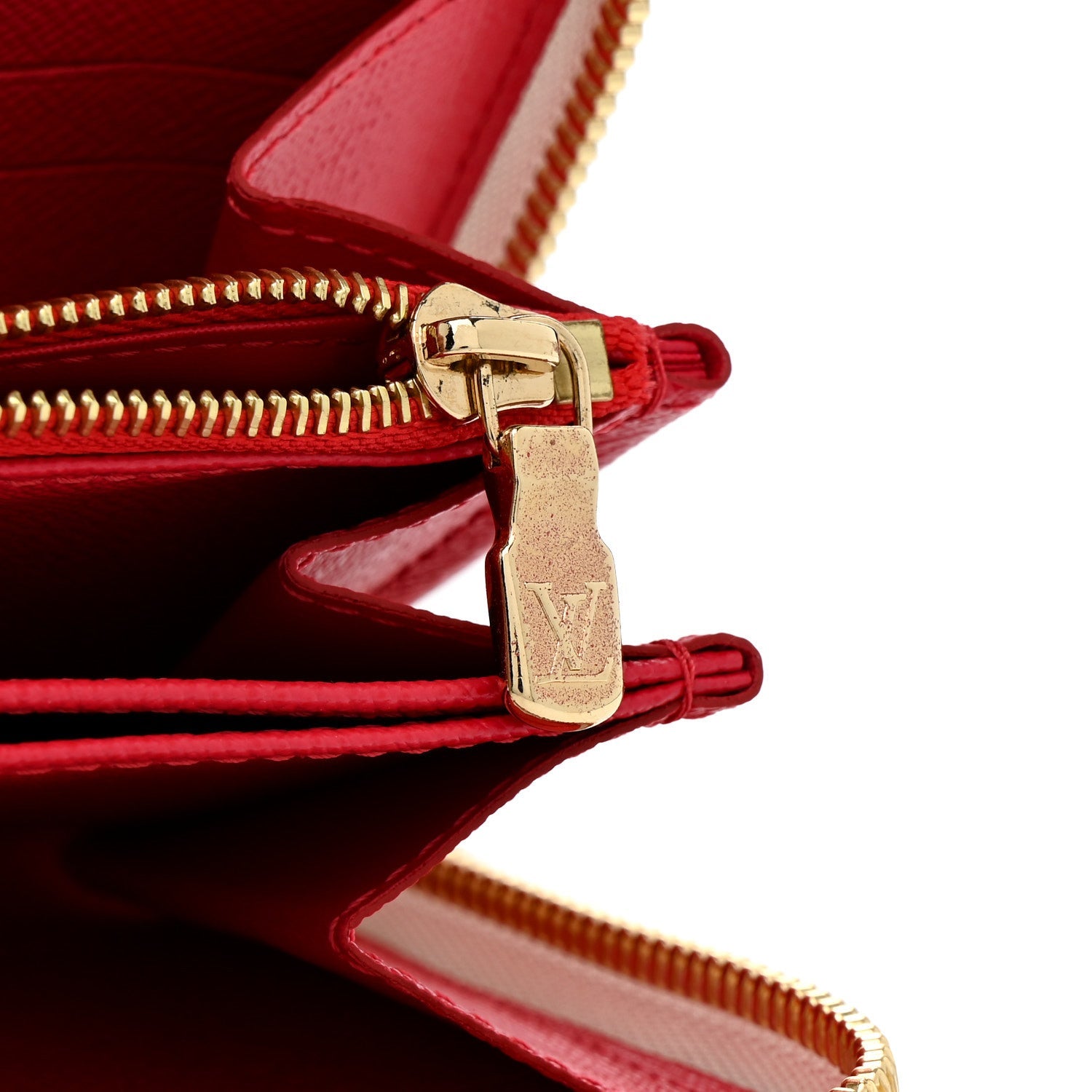 LV X TM Monogram Cerises Zippy Wallet White