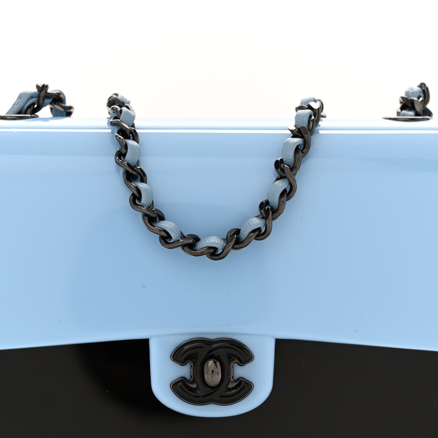 Plexiglass Plexi Coco Bag Black Blue
