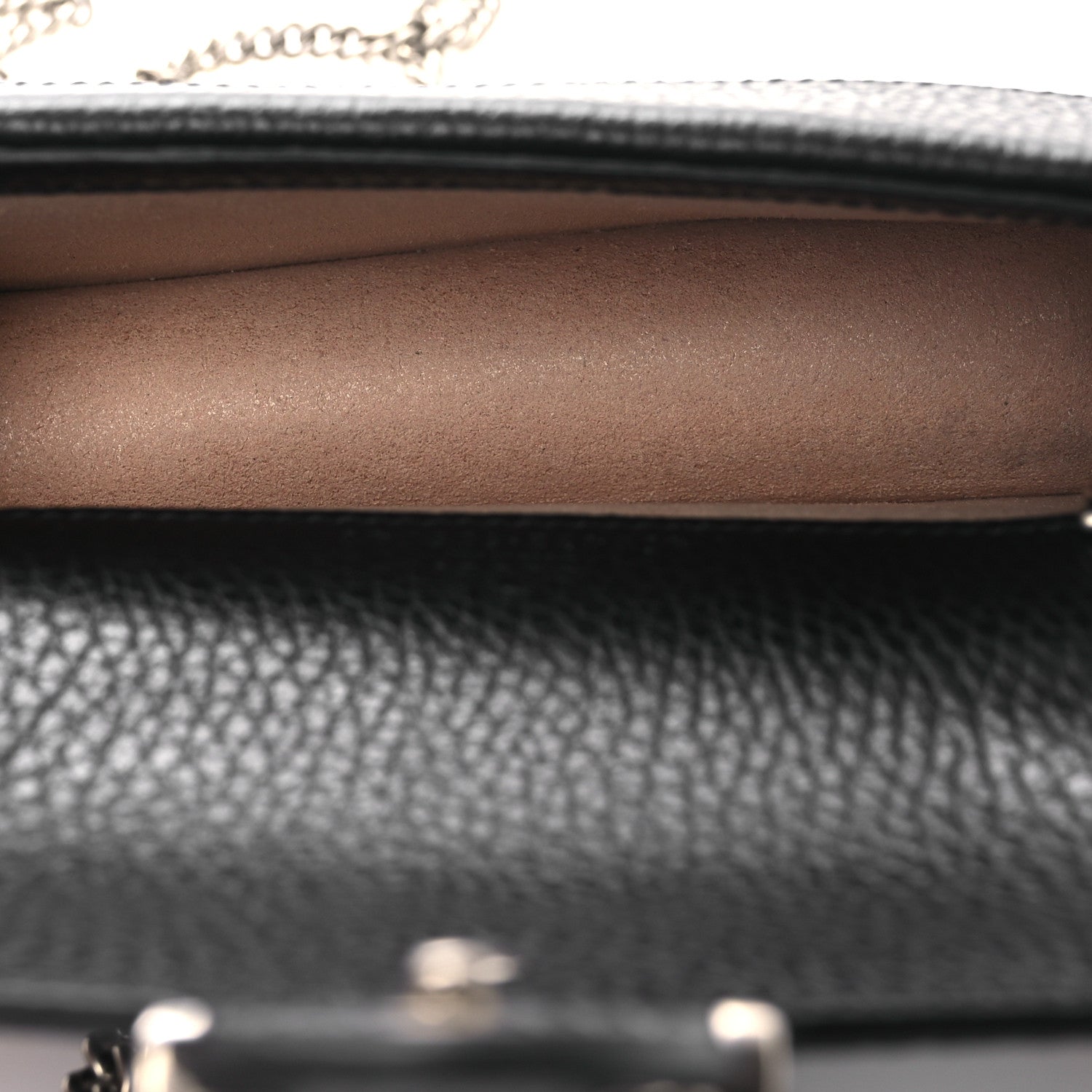 Calfskin Super Mini Dionysus Shoulder Bag Black