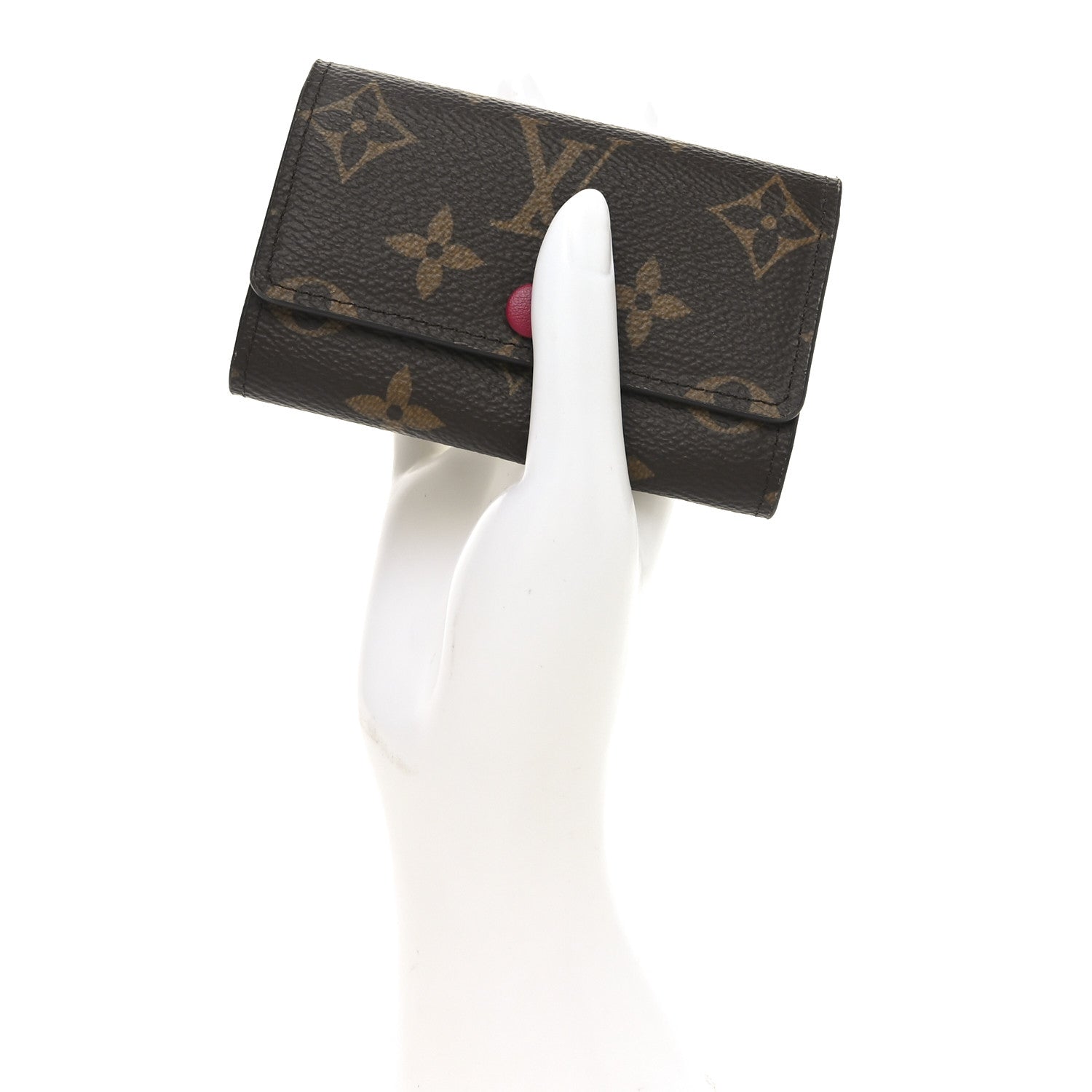 Monogram 6 Key Multicles Holder Fuchsia