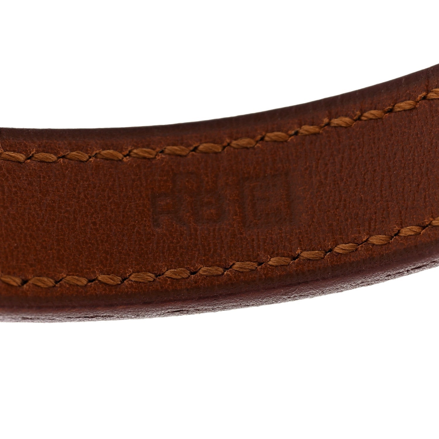 Barenia Kelly Double Tour Bracelet Fauve