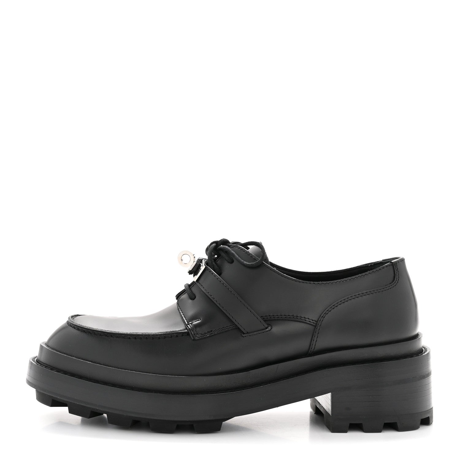 Glossed Calfskin First Oxford 37 Black