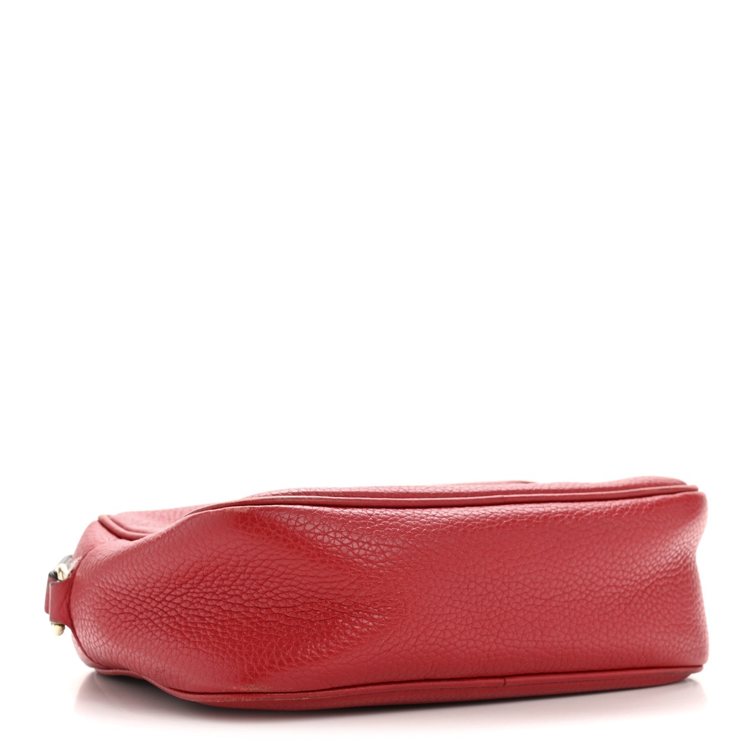 Pebbled Calfskin Small Soho Disco Bag Tabasco Red