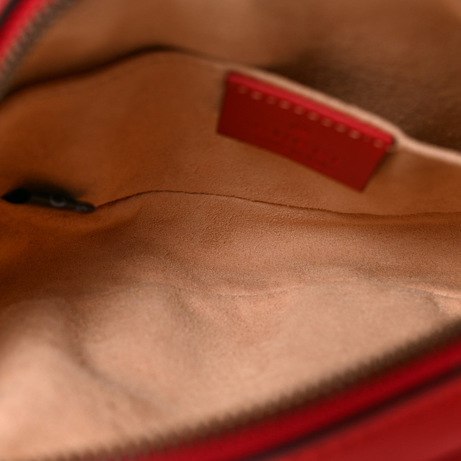 Calfskin Matelasse GG Marmont Belt Bag 85 34 Hibiscus Red