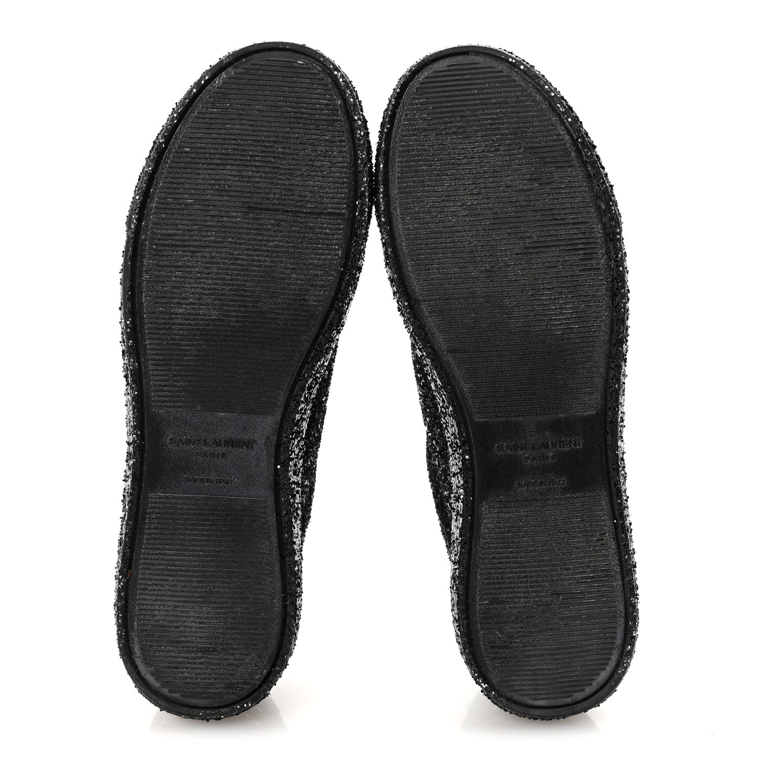 Calfskin Crystal Glitter Andy Sneakers 38.5 Black
