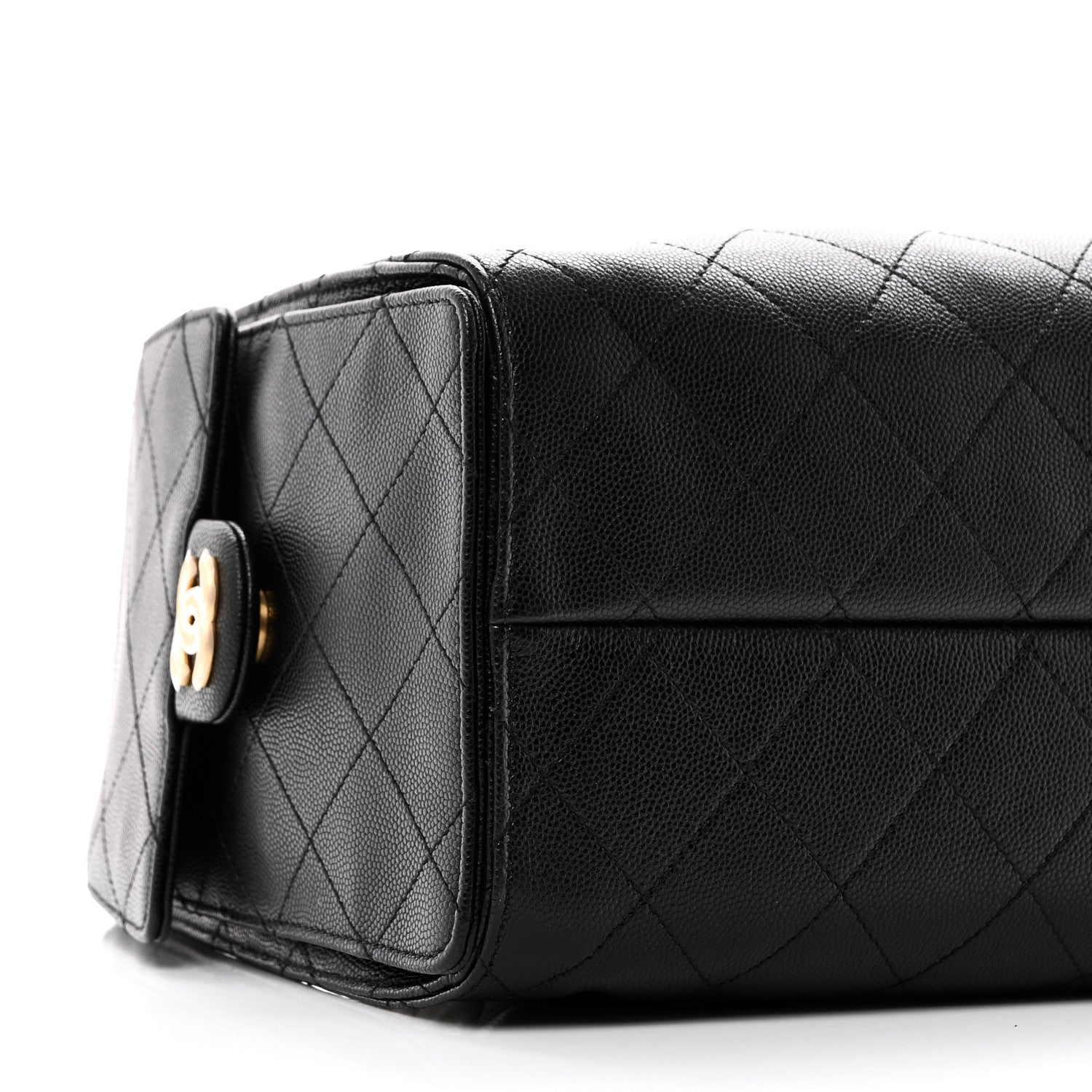 Caviar Quilted Small Chanel 25 Handbag Black