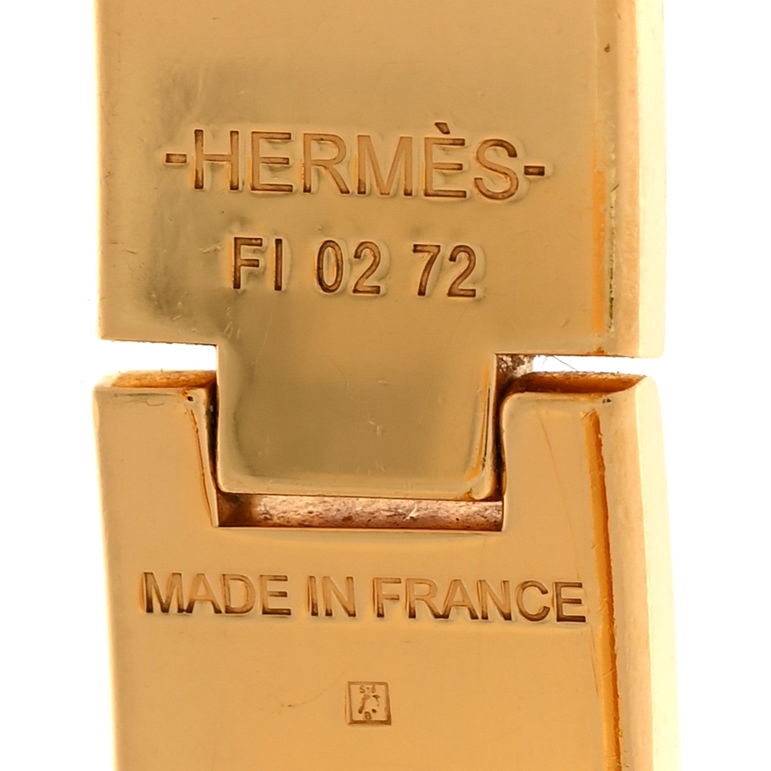 Enamel Narrow Clic Clac H Bracelet GM Orange