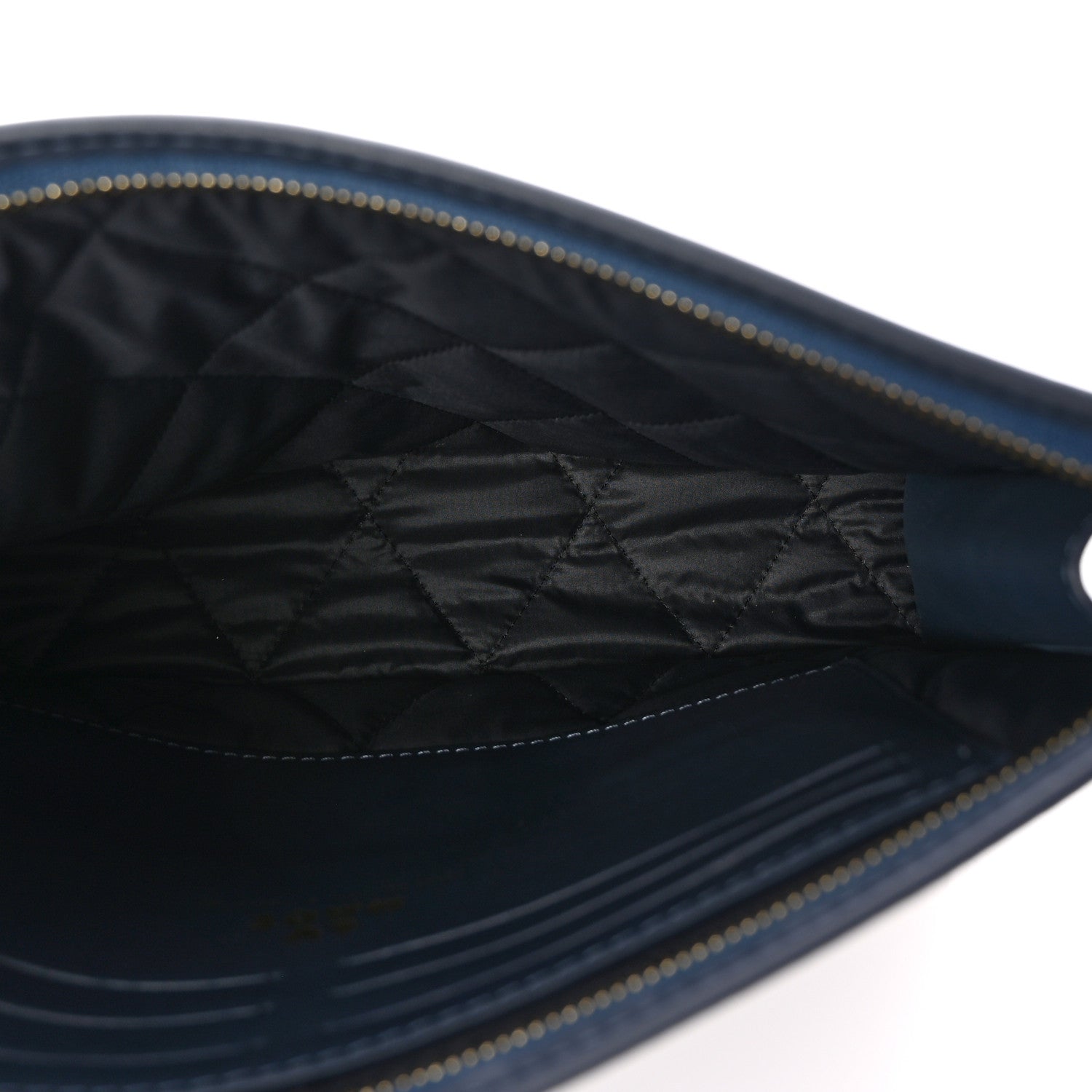 X NIGO Taurillon Monogram Denim Drip Pochette Voyage MM Blue
