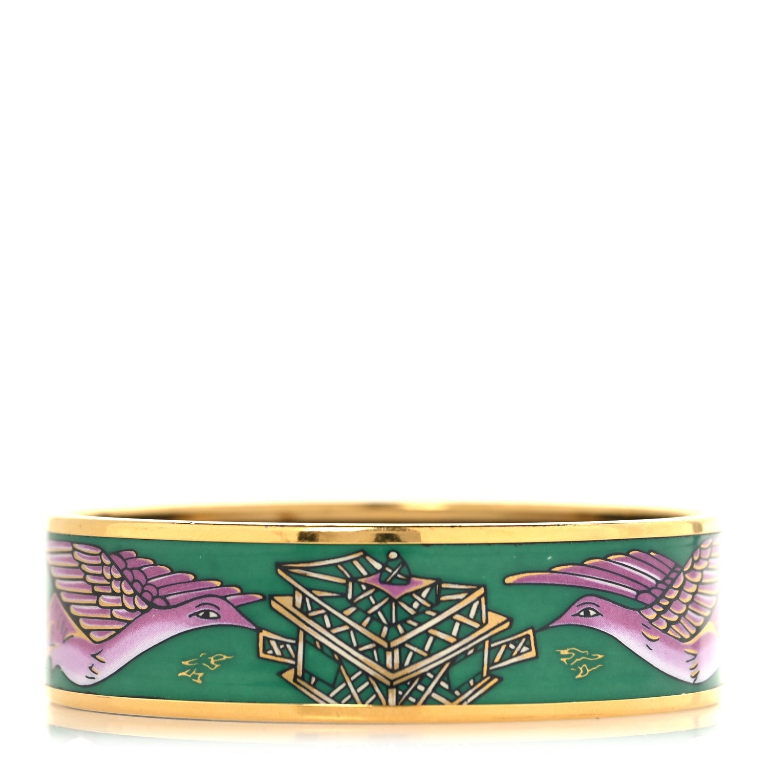 Enamel Printed Wide Bracelet 70