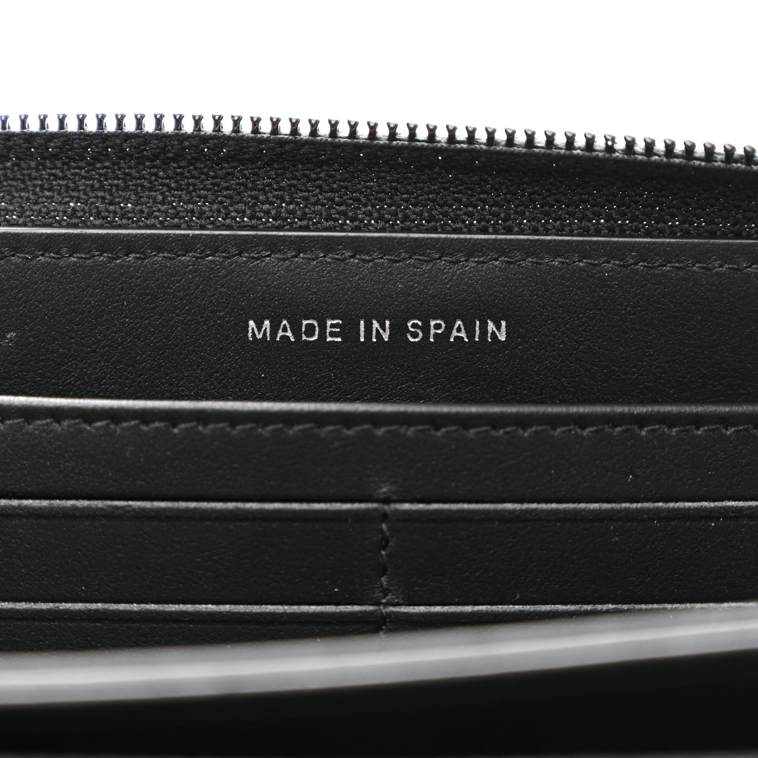 Caviar Quilted Boy Long Zip Around Wallet Black