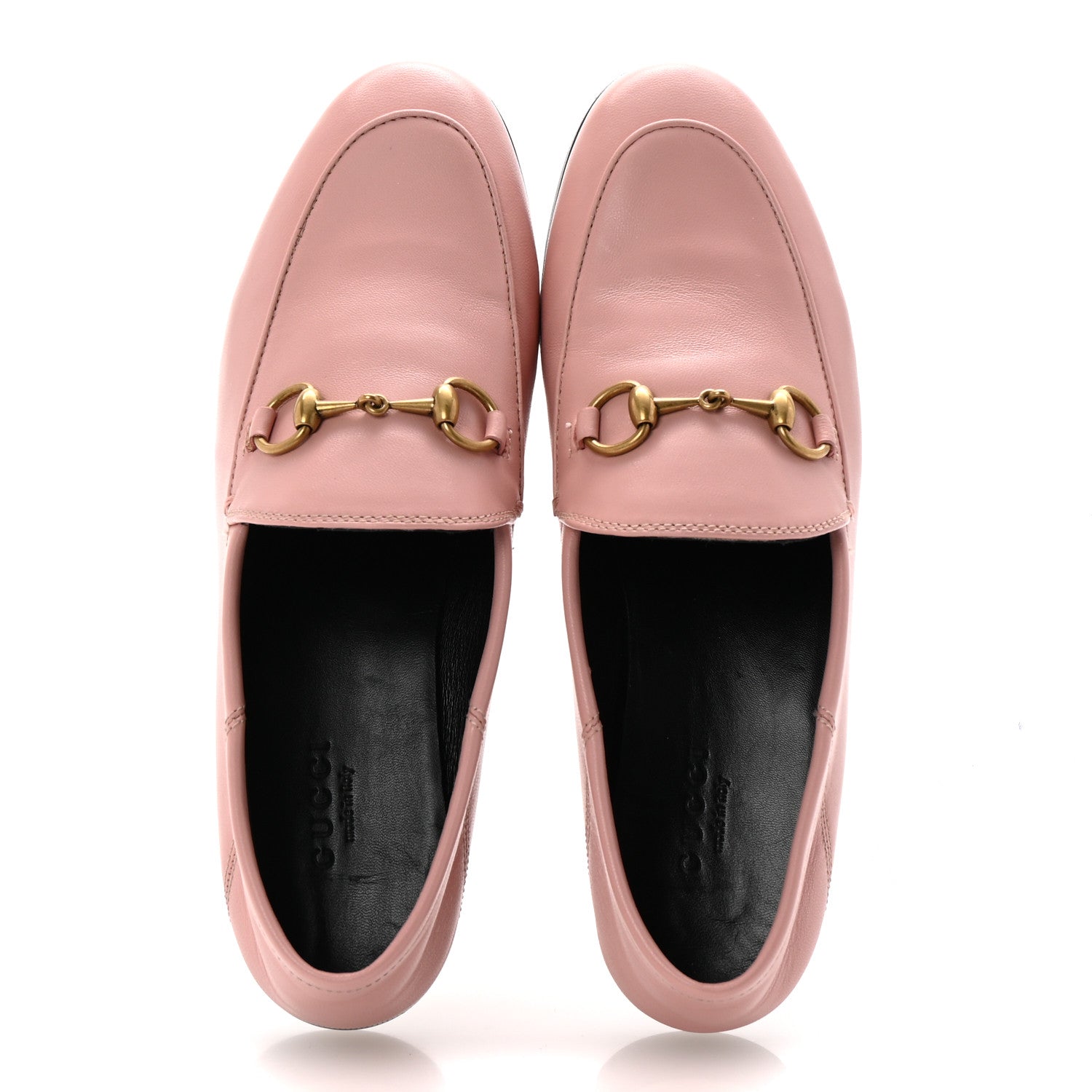 Lambskin Womens Brixton Horsebit Loafers 35.5 Perfect Pink