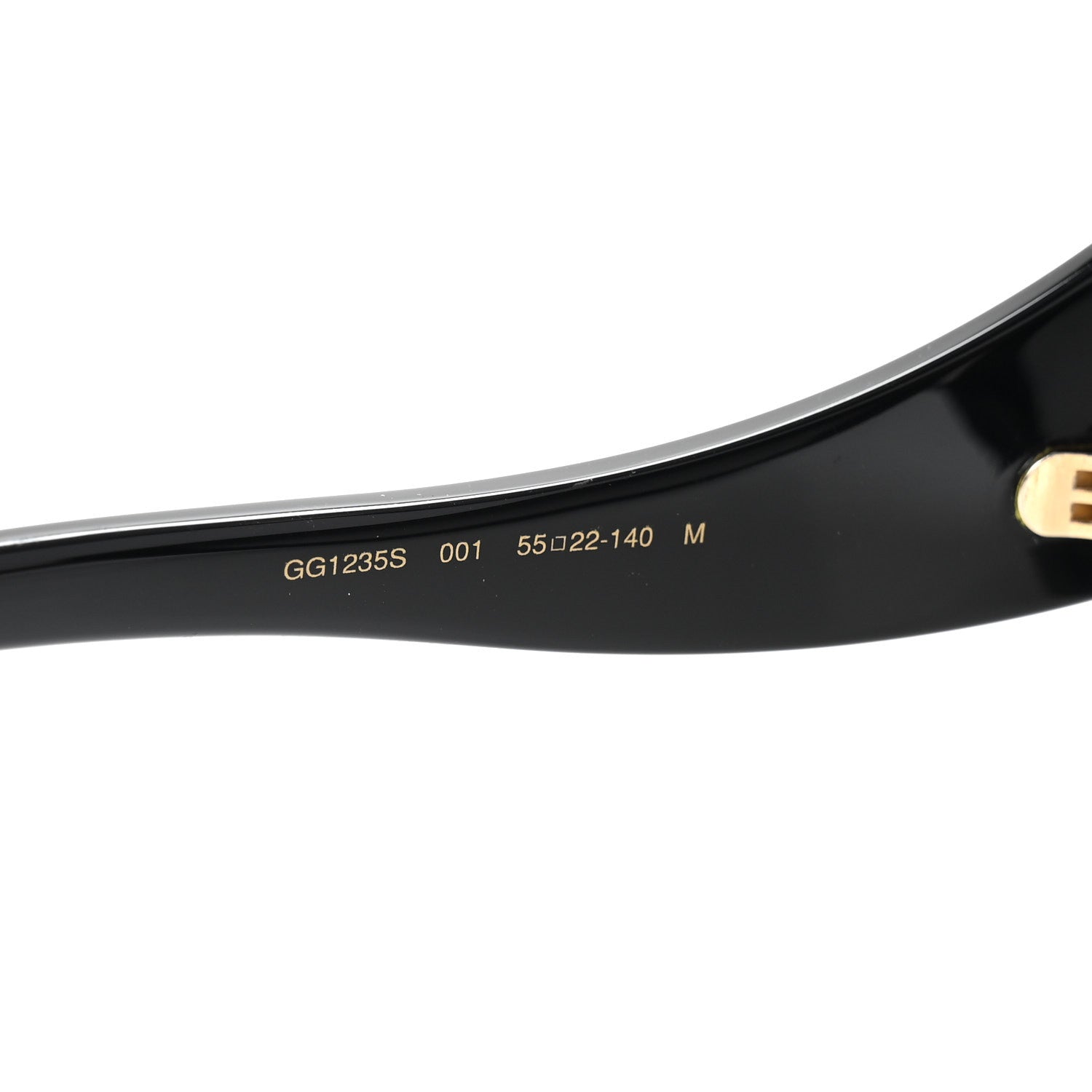 Acetate Square Frame Sunglasses GG1235S Black