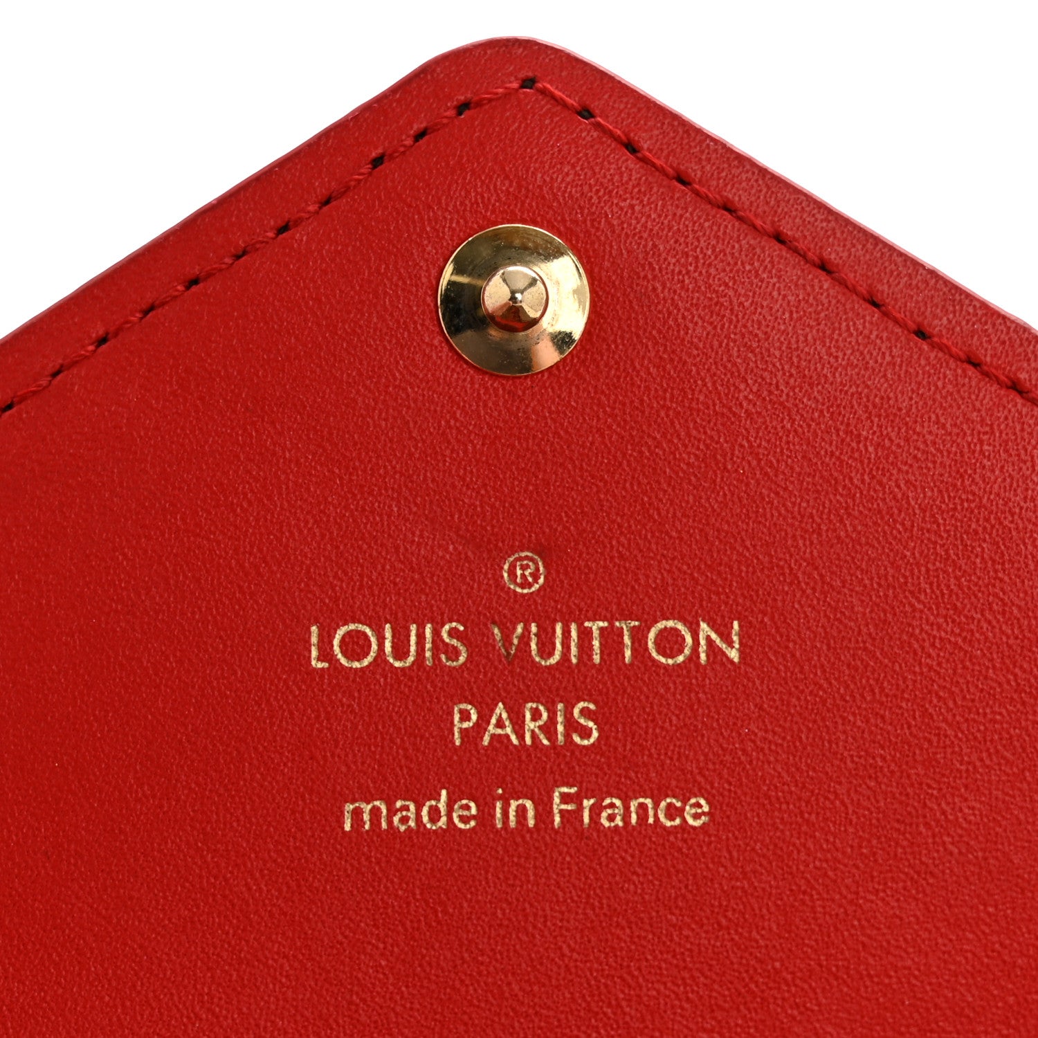 Monogram Medium Kirigami Pochette Insert Coquelicot