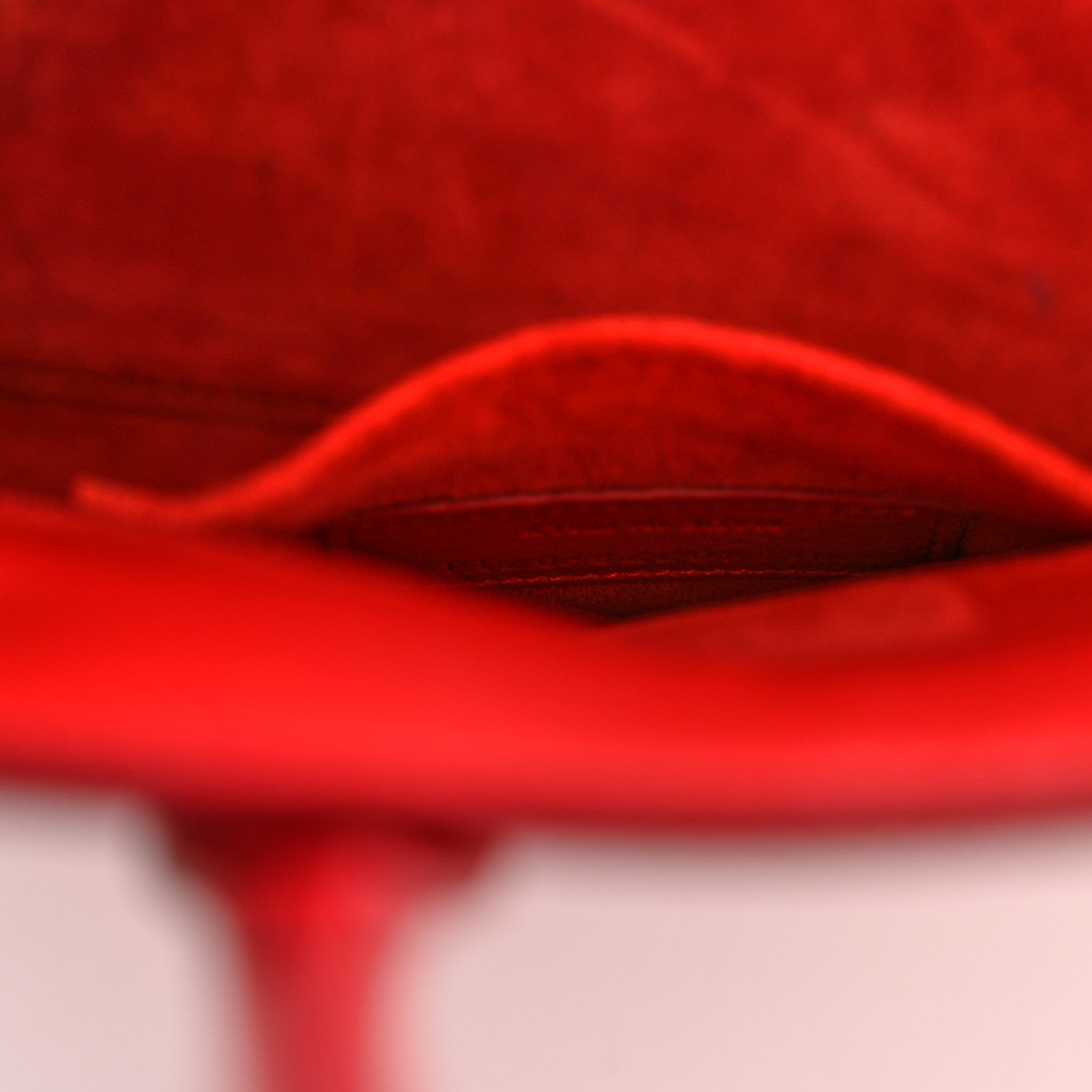 Calfskin Nano Sac De Jour Lipstick Red