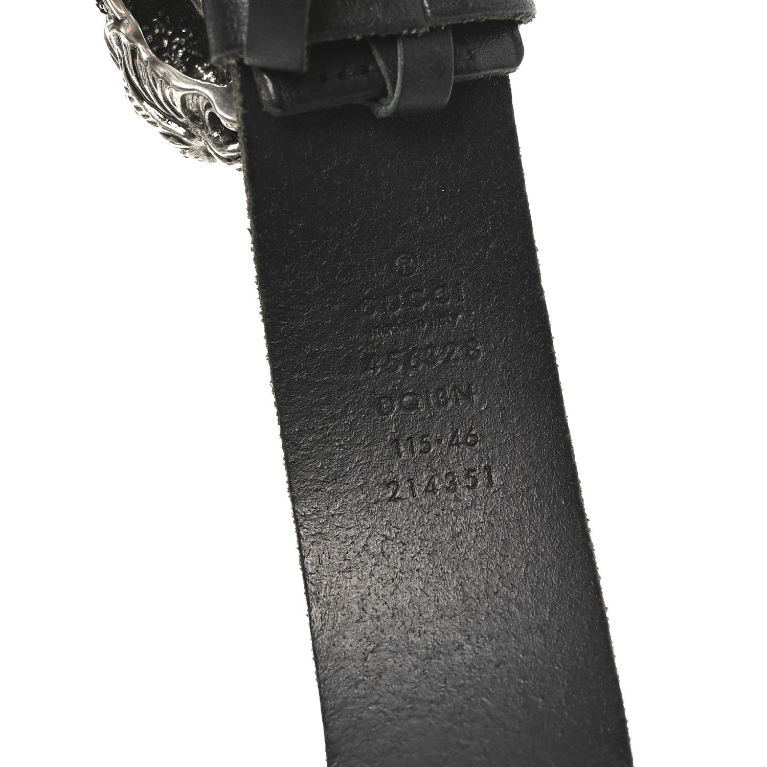 Calfskin Braided Dionysus Belt 115 46 Black