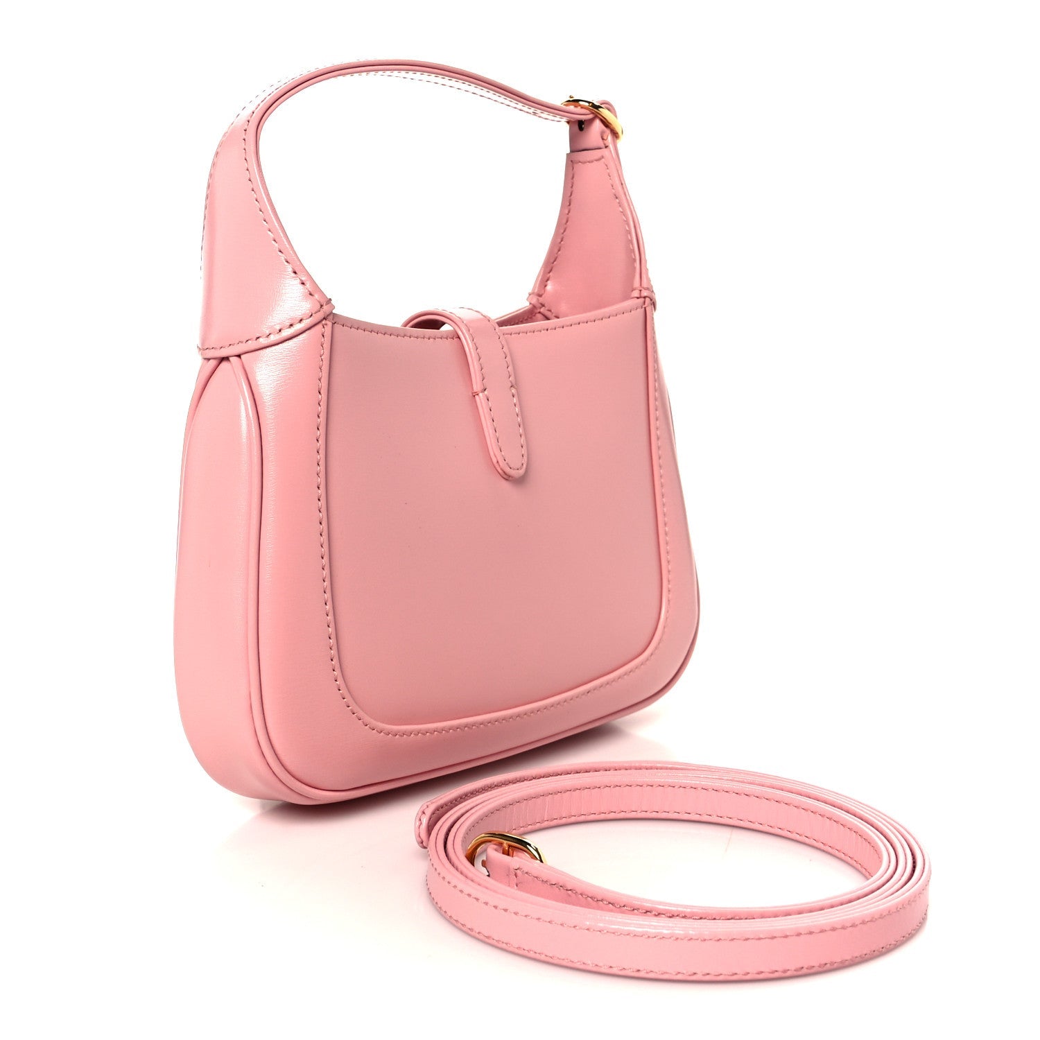 Boarded Dyana Lux Calfskin Mini Jackie 1961 Hobo Wild Rose