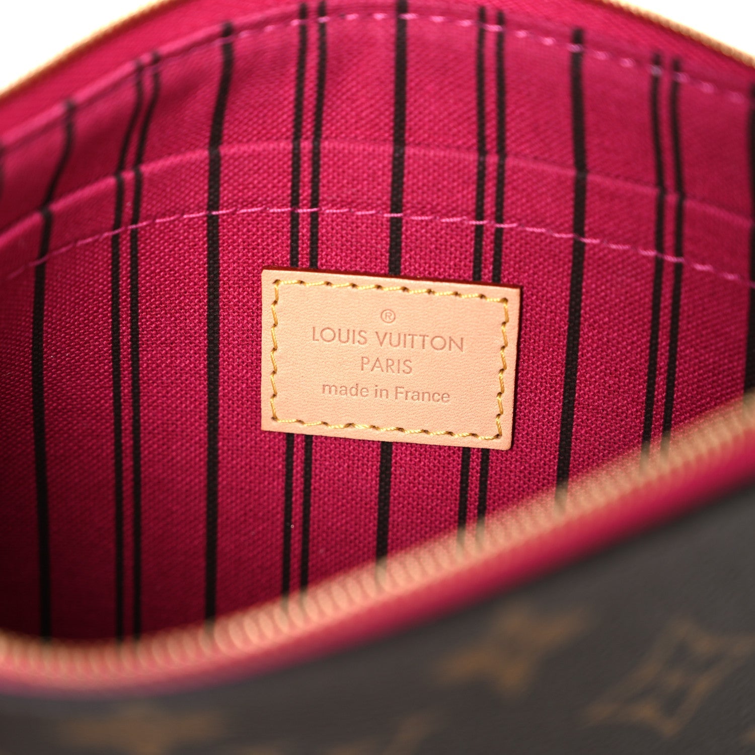Monogram Neverfull MM GM Pochette Pivoine