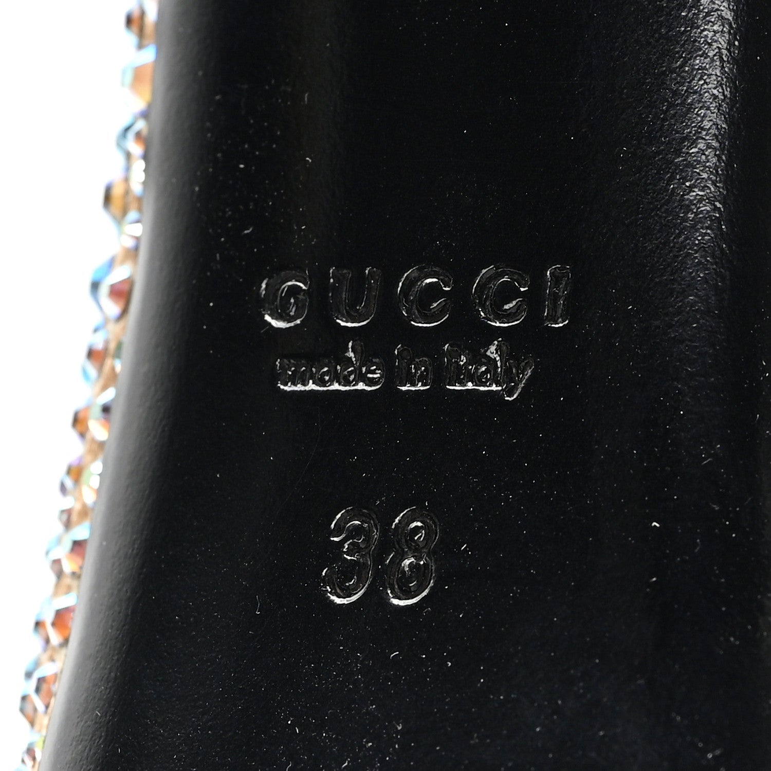 Satin Crystal Sofia Etoile Peep Toe Pumps 38 Blue