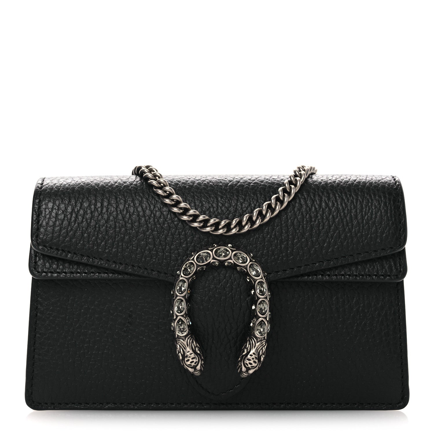 Calfskin Super Mini Dionysus Shoulder Bag Black