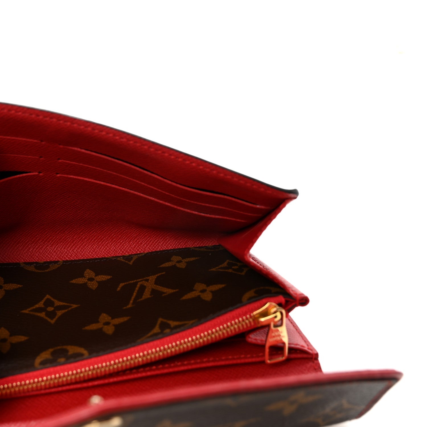 Monogram Sarah Retiro Wallet Cherry