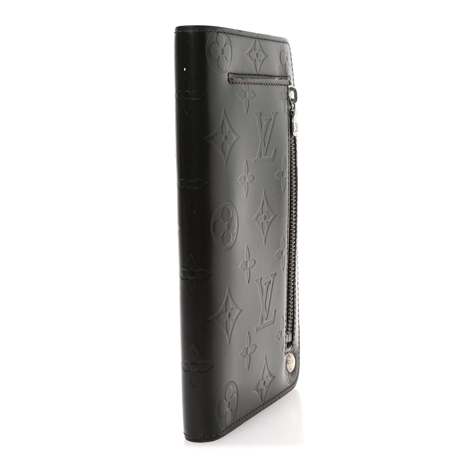 Monogram Glace Whist Wallet Cafe Brown