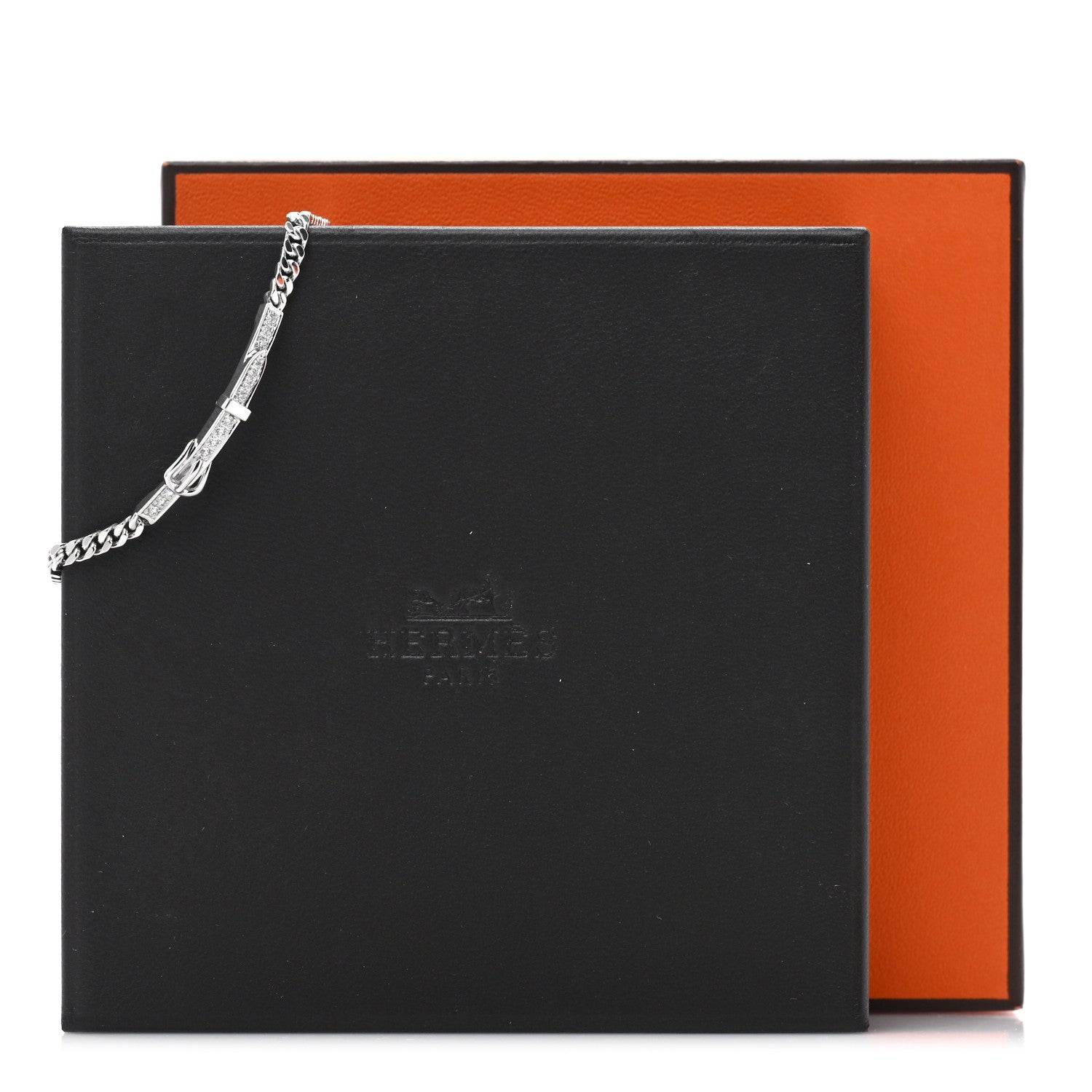 18K White Gold Diamond Etriviere Bracelet