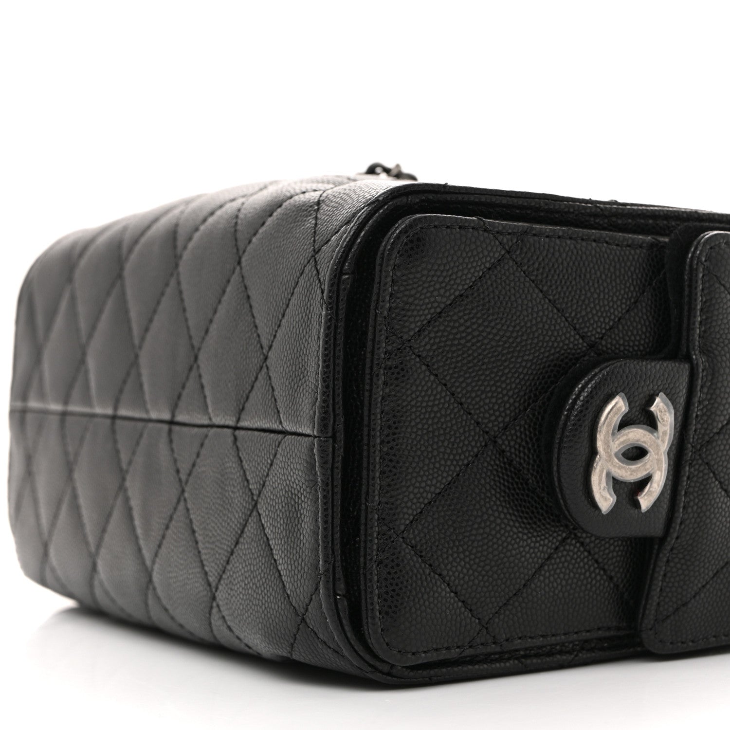 Caviar Quilted Mini Chanel 25 Handbag Black
