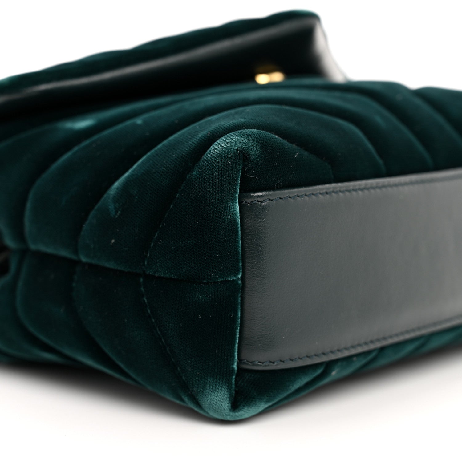 Velvet Y Quilted Monogram Toy Loulou Chain Satchel Dark Ottanio
