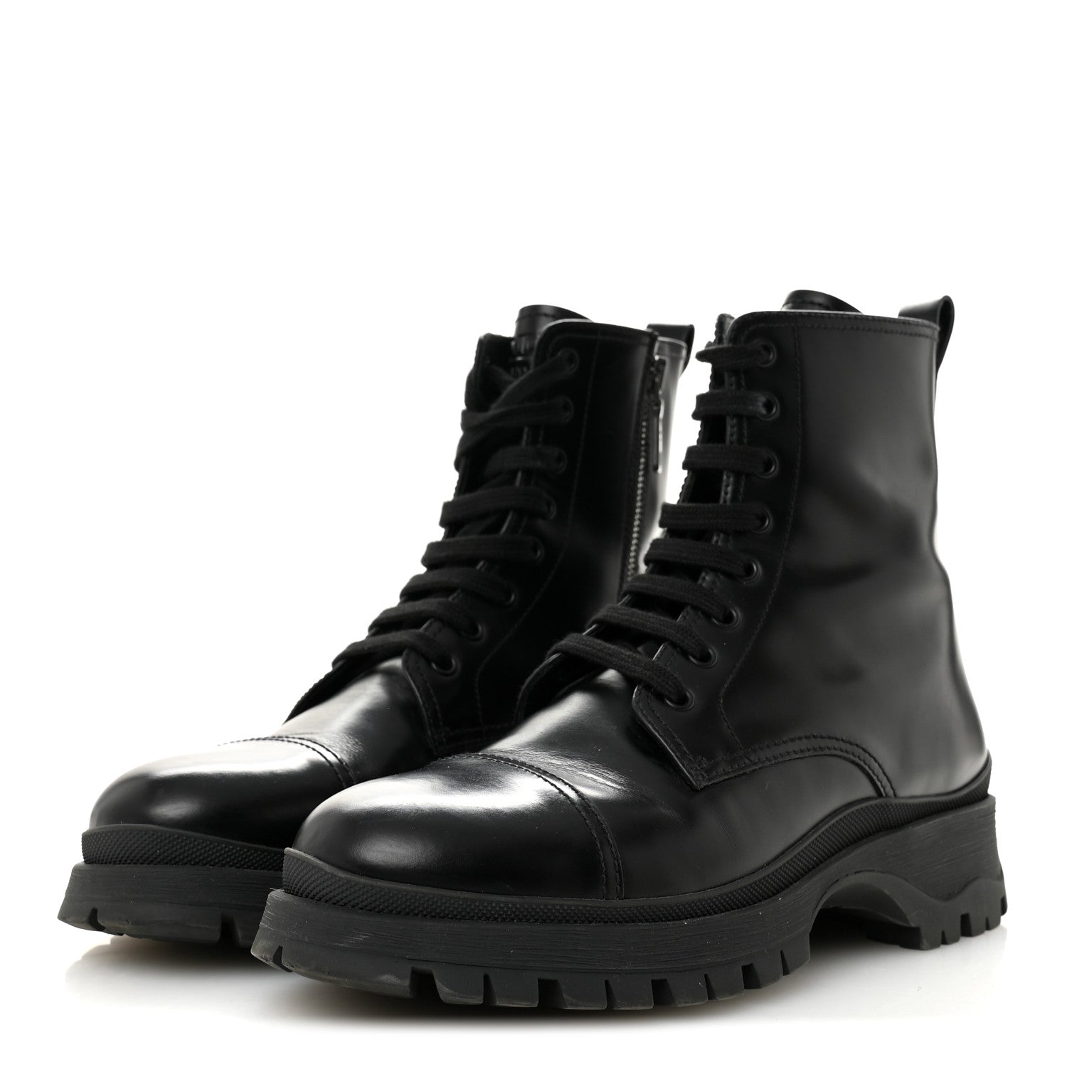 Spazzolato Chocolate 50mm Combat Boots 36.5 Black