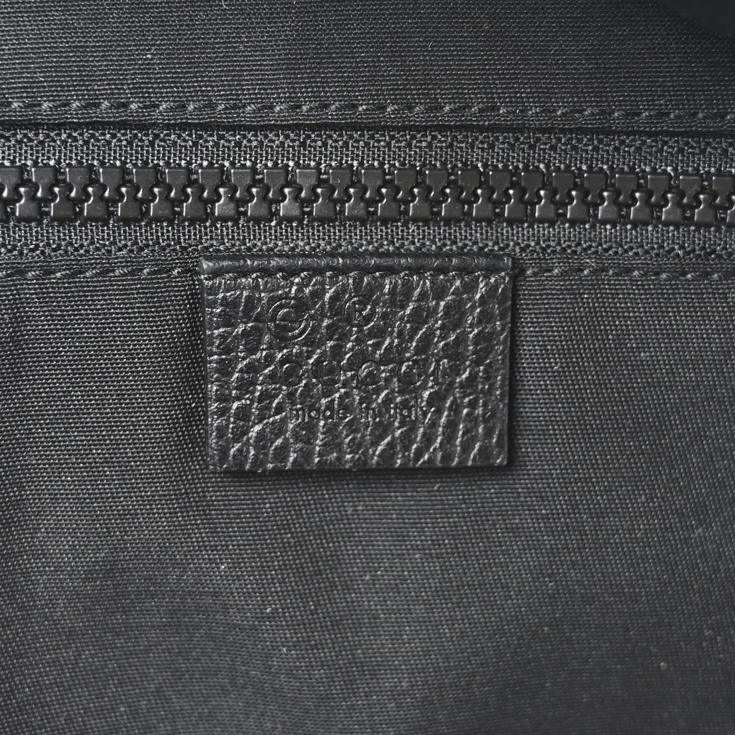 Nylon Monogram Slim Backpack Black