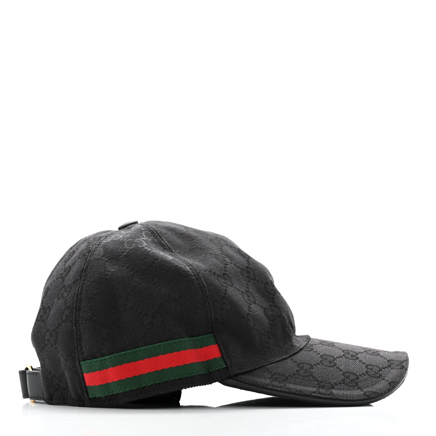 Monogram Web Baseball Hat XL Black