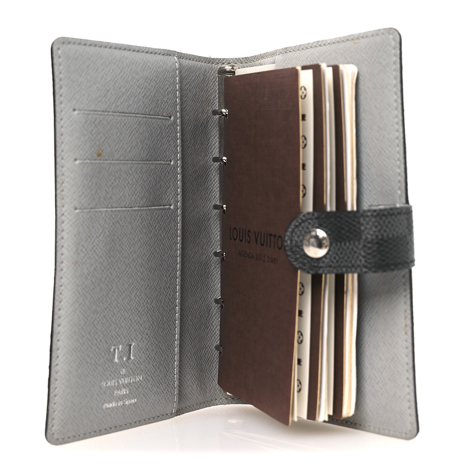 Damier Graphite Small Ring Trunks Agenda Cover