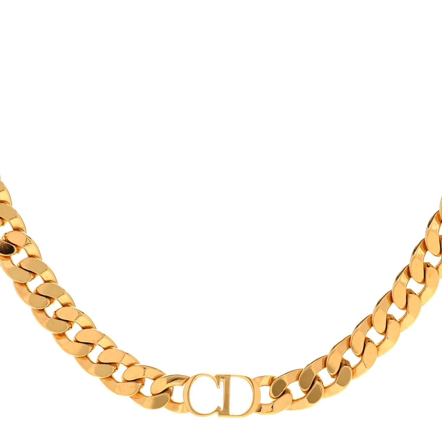 Metal Danseuse Etoile Chain Choker Necklace Gold