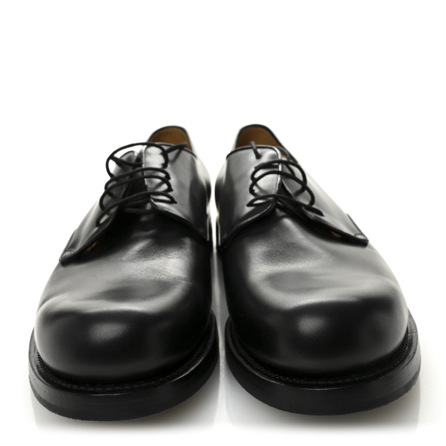 Knight Calfskin Mens Oxford Loafers 8.5 Black