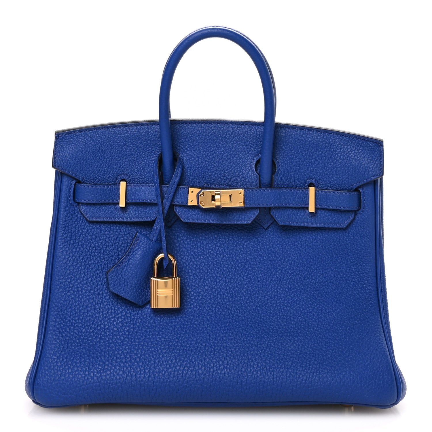 Togo Birkin 25 Bleu Electrique